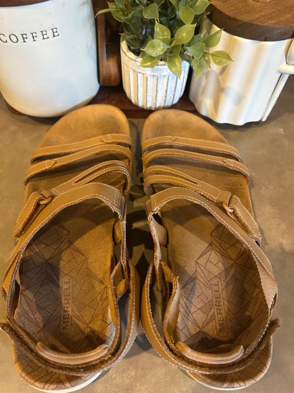 Merrell Sandspur Rose Sandals in Tan Beige - Picture 3 of 6